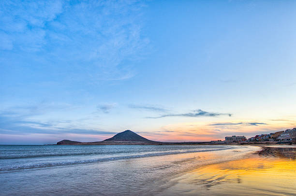 Sunset at El Medano beach, Tenerife Island